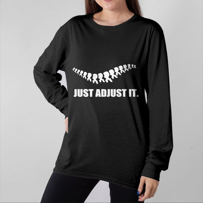 Best Doctor Shirt, Funny Doctor UnisexT-Shirt/Hoodie/Sweatshirt HLT00 - Just Adjust It Back Subluxation Chiropractor Pun T Shirt T-Shirt