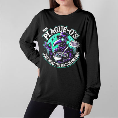 Best Doctor Shirt, Funny Doctor UnisexT-Shirt/Hoodie/Sweatshirt HLT00 - Plague Doctor Shirt Cereal Parody Plague O's Plague Doctor T-Shirt
