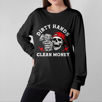 Best Mechanic Life Shirt, Funny Mechanic UnisexT-Shirt/Hoodie/Sweatshirt HLT00 - Mechanic Dirty Hands Clean Car Money Automotive Men Women T-Shirt (1)