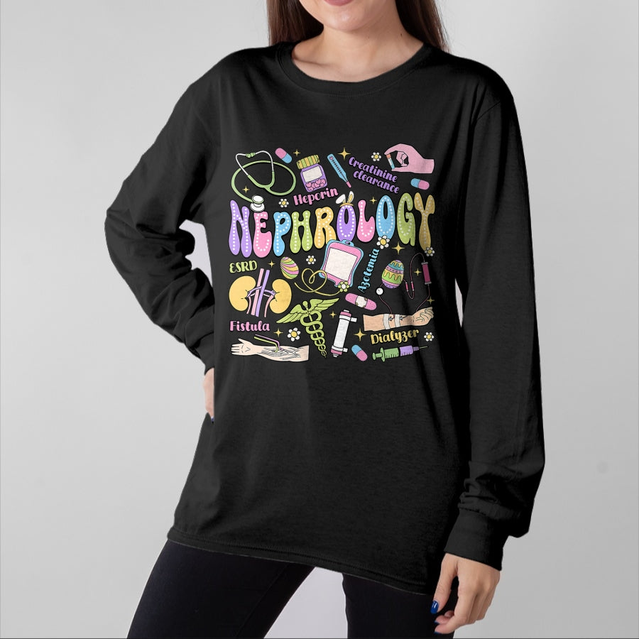 Best Doctor Shirt, Funny Doctor UnisexT-Shirt/Hoodie/Sweatshirt HLT00 - Nephrology Life Easter Day Dialysis Tech Nephrology Nurse T-Shirt