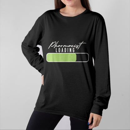Best Doctor Shirt, Funny Doctor UnisexT-Shirt/Hoodie/Sweatshirt HLT00 - Pharmacist Loading Doctor of Pharmacy Student Future Pharm.D T-Shirt, Women, Black, Large