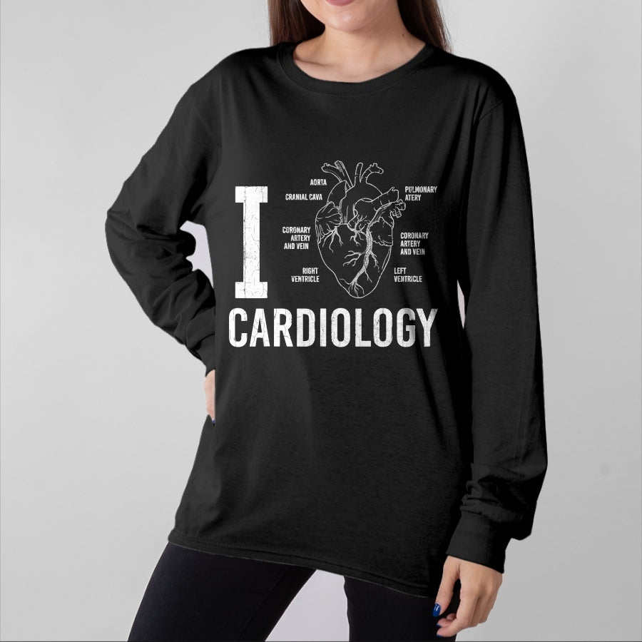 Best Doctor Shirt, Funny Doctor UnisexT-Shirt/Hoodie/Sweatshirt HLT00 - I Heart Funny Cardiologist Cardiology Graphic T-Shirt