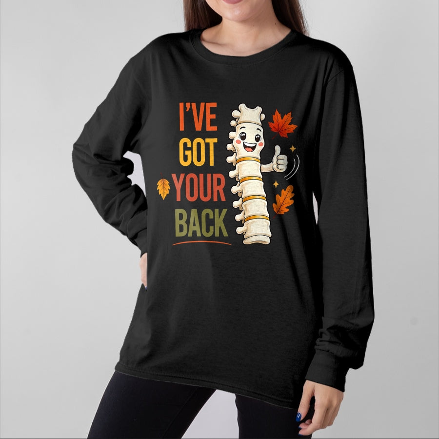 Best Doctor Shirt, Funny Doctor UnisexT-Shirt/Hoodie/Sweatshirt HLT00 - I've Got Your Back Spine Adjustment Chiropractor Fall Autumn T-Shirt