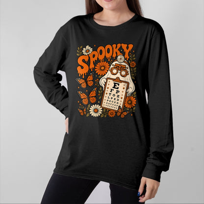 Best Doctor Shirt, Funny Doctor UnisexT-Shirt/Hoodie/Sweatshirt HLT00 - Spooky Ghost Boo Vision Squad Optometrist Halloween Eye Dr T-Shirt