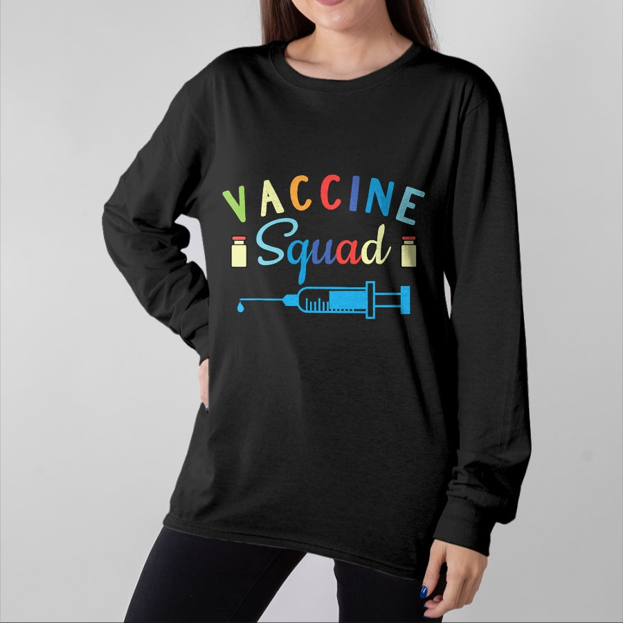 Best Doctor Shirt, Funny Doctor UnisexT-Shirt/Hoodie/Sweatshirt HLT00 - Vaccine Squad Cute Nurse Doctor DR Funny Vaccinated 19 Tee T-Shirt