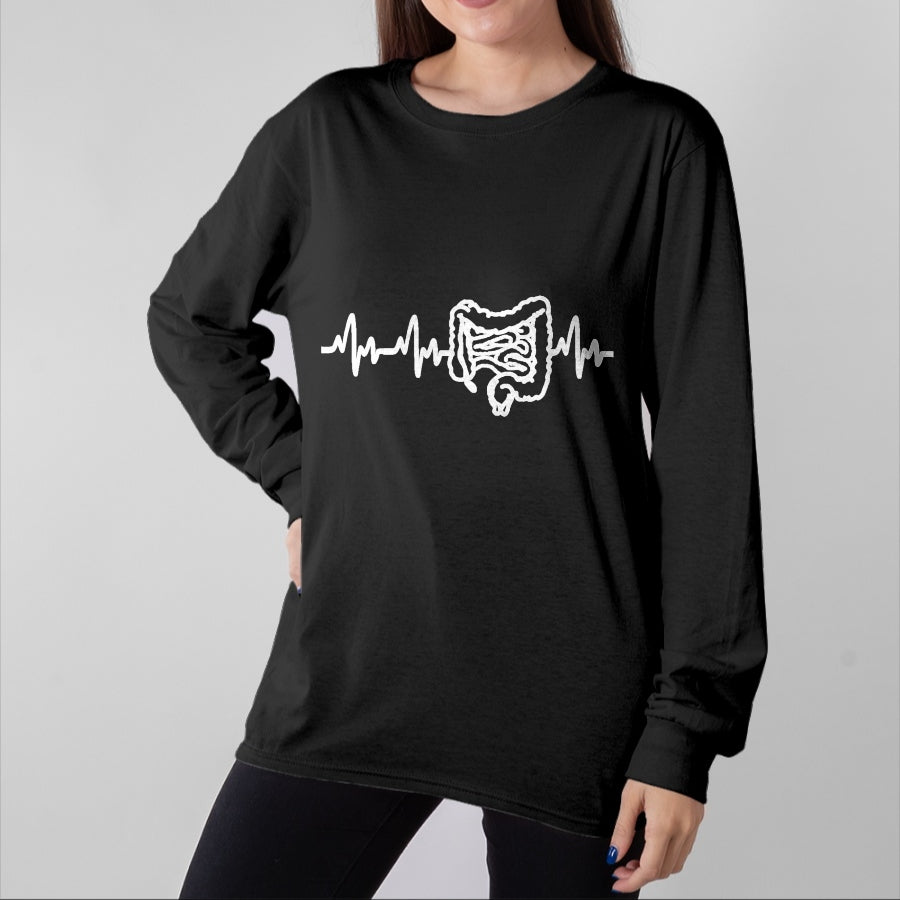 Best Doctor Shirt, Funny Doctor UnisexT-Shirt/Hoodie/Sweatshirt HLT00 - Intestines Heartbeat Gastroenterologist Gastro Nurse Doctor T-Shirt