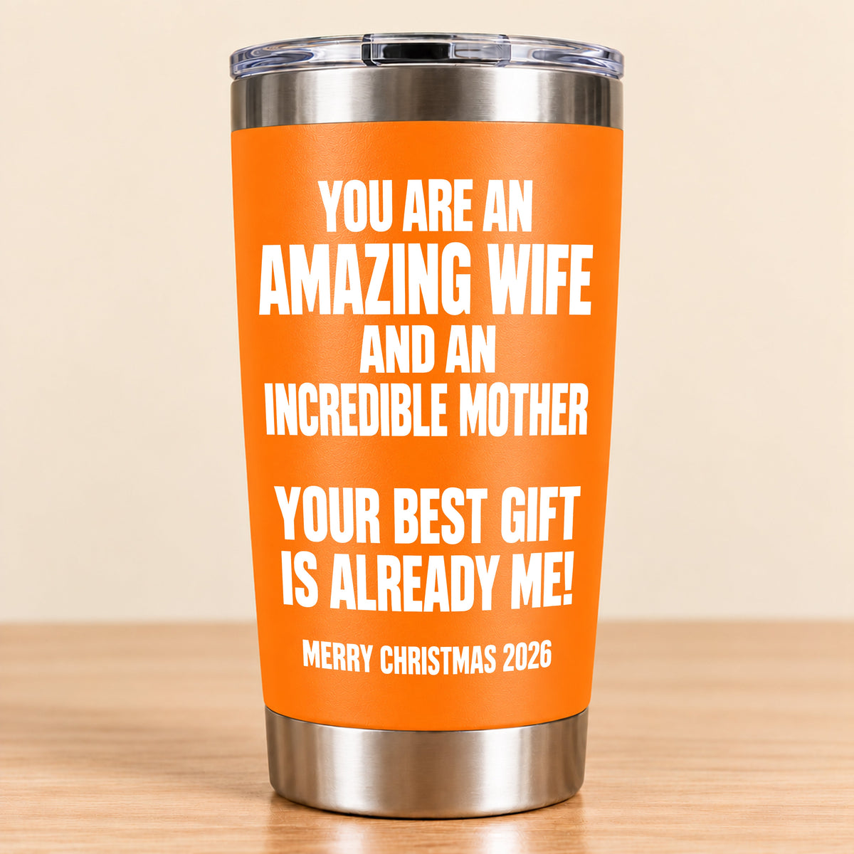 You Are An Amazing wife - Tumbler Christmas Gift 2026 - TRNN00 (SKU3D2610-945)