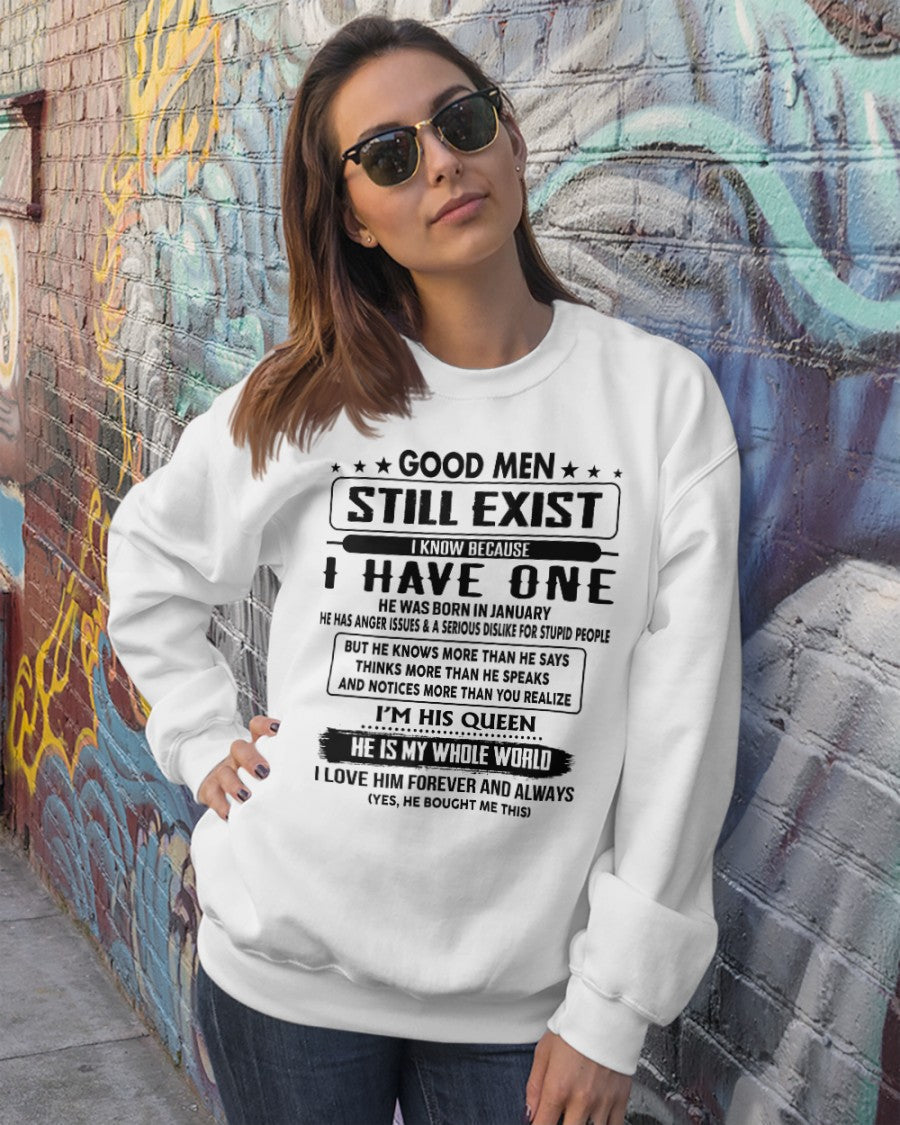 January - Good men Still Exist - gift for your girlfriend, wife from Husband - TRNN01 (SKU-GM-01)