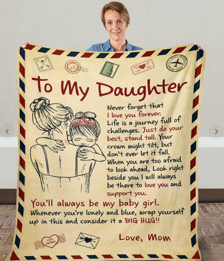 Special Mom Gift Blanket - From Daughter