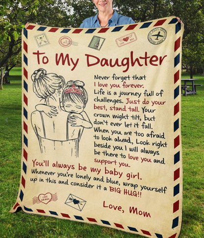 Special Mom Gift Blanket - From Daughter