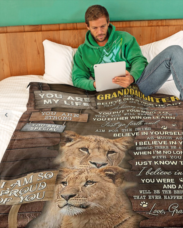 Special Gift For Your Granddaughter Blanket - From Grandma