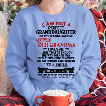 MAY - I AM NOT A PERFECT GRANDDAUGHTER - FROM GRANDMA - TRNN05 (SKU2606-381-05)