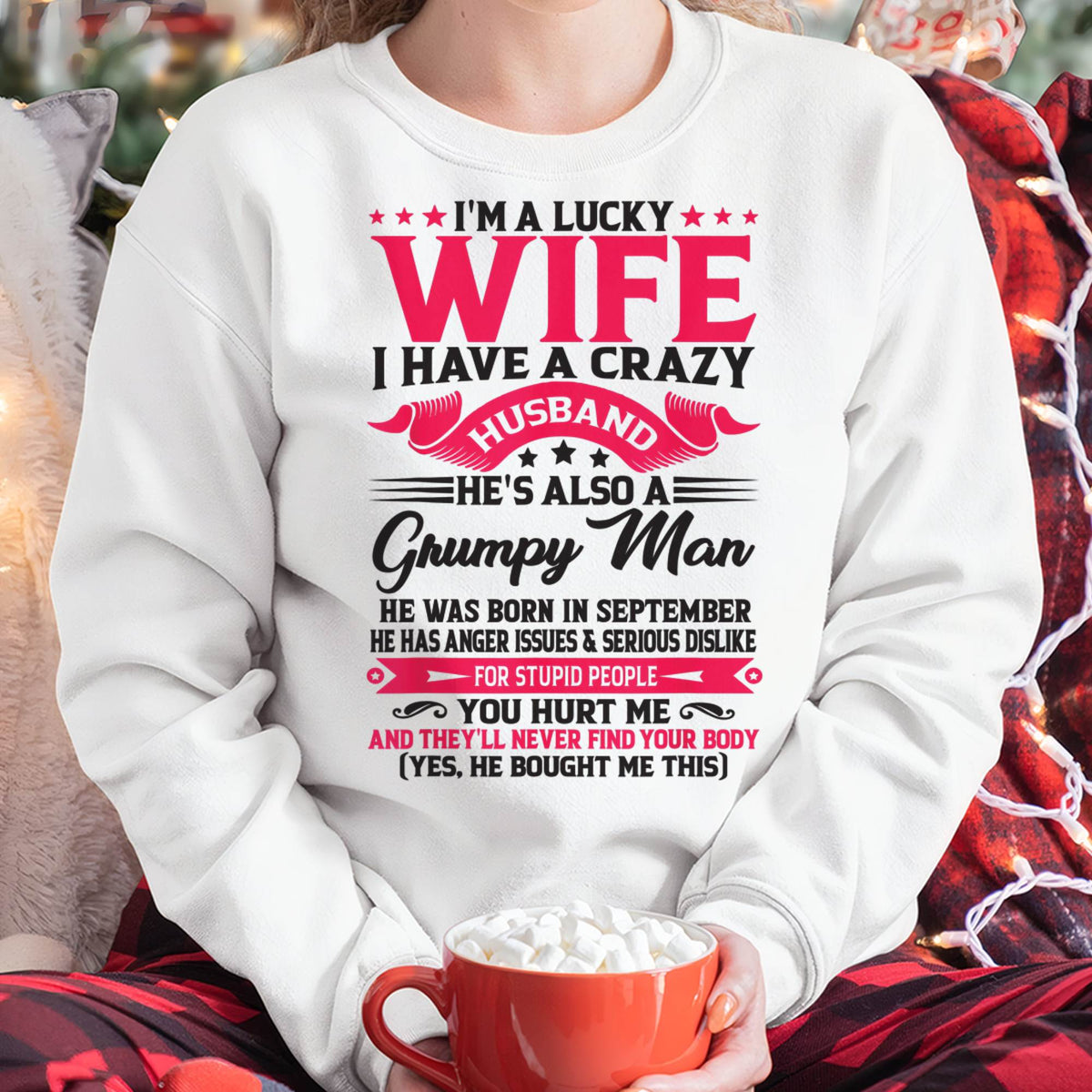 SEPTEMBER - TO MY WIFE - I'M A LUCKY WIFE - GIFT FROM HUSBAND - TRNN09 (SKU10-136-09)