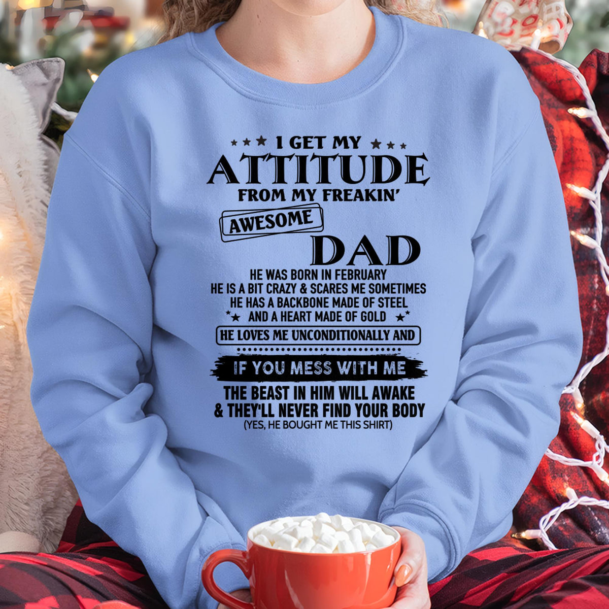 February - Gift For Son and Daughter From Dad - TRNN02 - (SKU-TDADC-02)