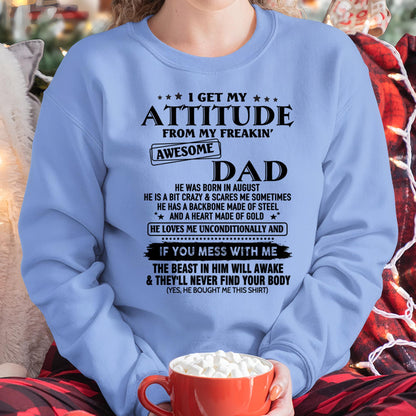 August - Gift For Son and Daughter From Dad - TRNN08 - (SKU-TDADC-08)