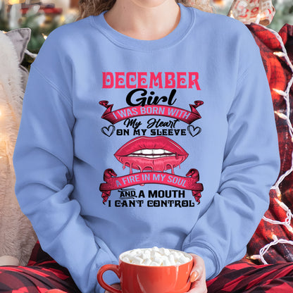 DECEMBER QUEEN – Strong, Passionate & Unapologetically Bold - Birthday T Shirt For Woman - TRNN12 (SKU2603-255-12)