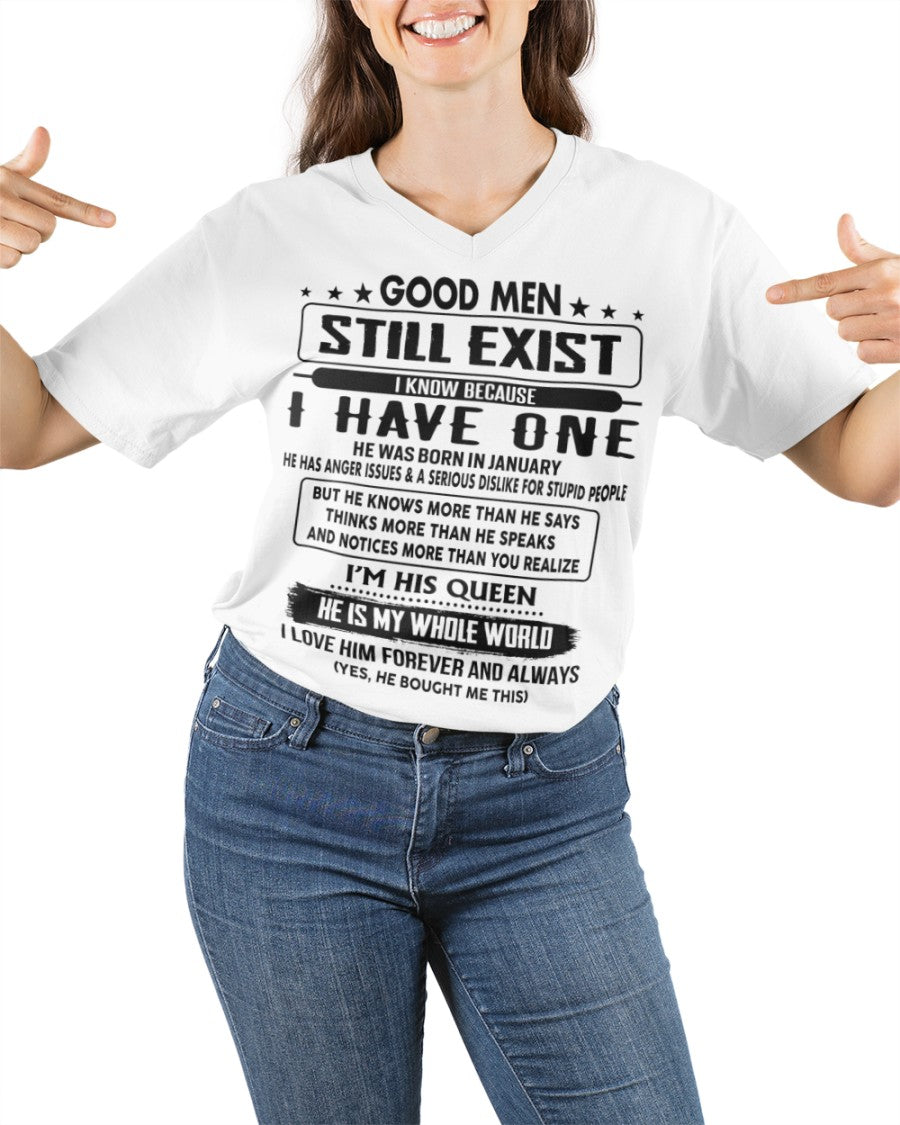 January - Good men Still Exist - gift for your girlfriend, wife from Husband - TRNN01 (SKU-GM-01)