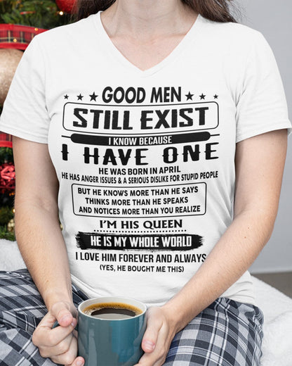 April - Good men Still Exist - gift for your girlfriend, wife from Husband - TRNN04 (SKU-GM-04)