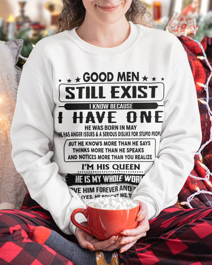 May - Good men Still Exist - gift for your girlfriend, wife from Husband - TRNN05 (SKU-GM-05)