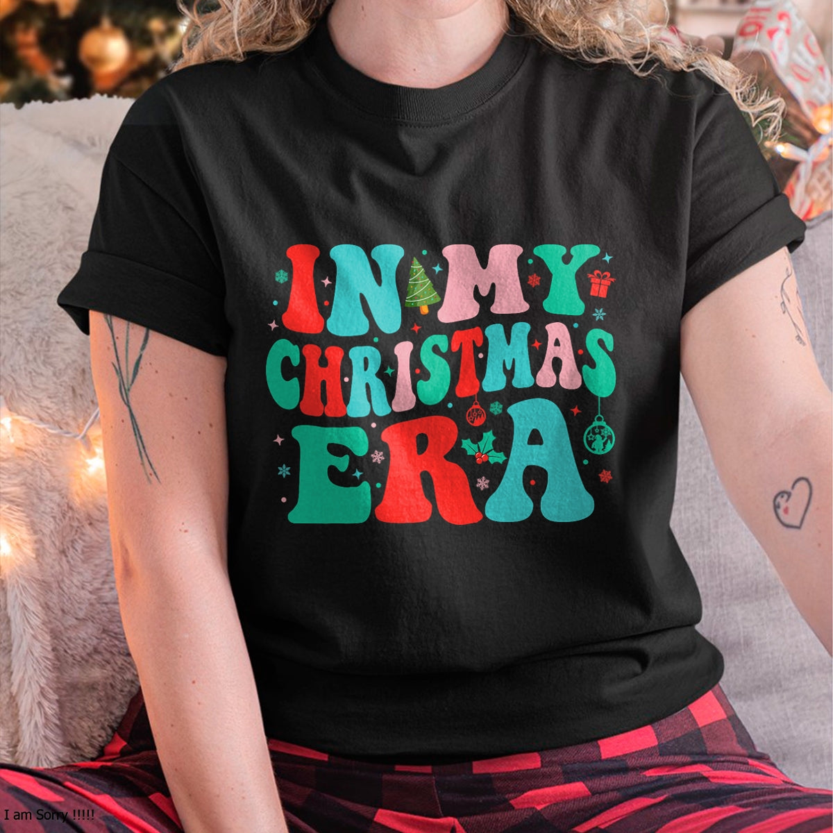 Christmas Shirts for Family, Funny christmas shirts, Christmas Unisex T-Shirt/Hoodie/Sweatshirt HLT00 - In My Christmas Era Cute Groovy Christmas Holiday Xmas T-Shirt