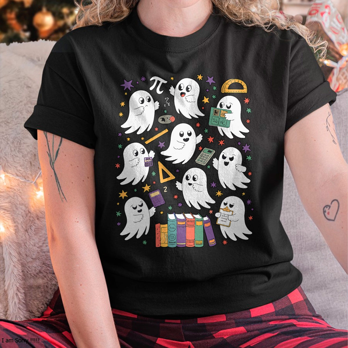 Hallowen Shirts for Family, Funny hallowen shirts, Hallowen Unisex T-Shirt/Hoodie/Sweatshirt HLT00 - Halloween Math Teacher Ghost Math Teacher Spooky Halloween T-Shirt