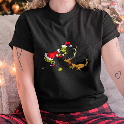 Dr. Seuss Reindeer T-shirt - Christmas Unisex T-Shirt/Hoodie/Sweatshirt - TRNN00