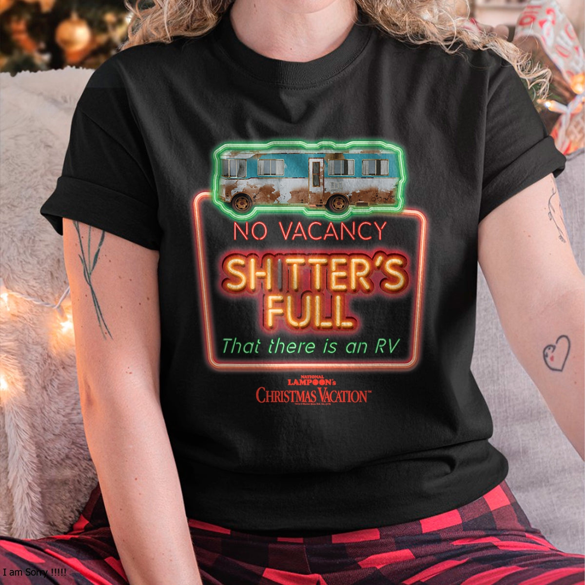 Christmas Shirts for Family, Funny christmas shirts, Christmas Unisex T-Shirt/Hoodie/Sweatshirt HLT00 - Christmas Vacation No Vacancy Shtters Full Christmas T-Shirt