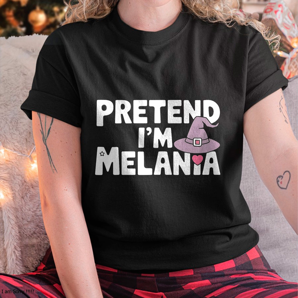 Hallowen Shirts for Family, Funny hallowen shirts, Hallowen Unisex T-Shirt/Hoodie/Sweatshirt HLT00 - Pretend I'm Melania Easy Halloween Costume Trump 2024 T-Shirt