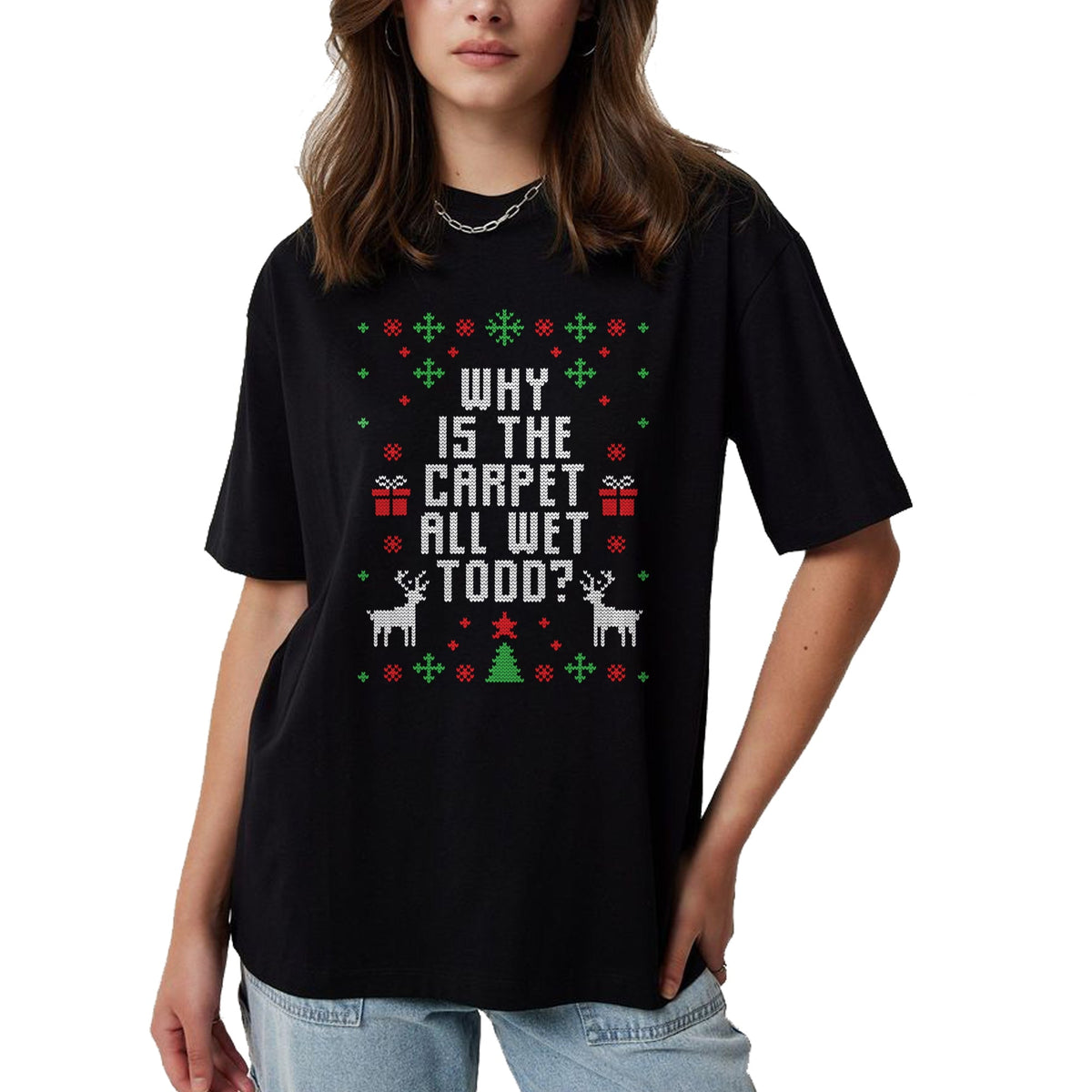 Kaemel Designs Ugly Christmas Sweater Todd T-Shirt - Christmas Unisex T-Shirt/Hoodie/Sweatshirt - TRNN00 (Copy)