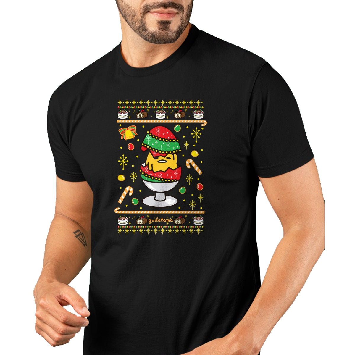 Gudetama Ugly Christmas Egg T-Shirt - Christmas Unisex T-Shirt/Hoodie/Sweatshirt - TRNN00