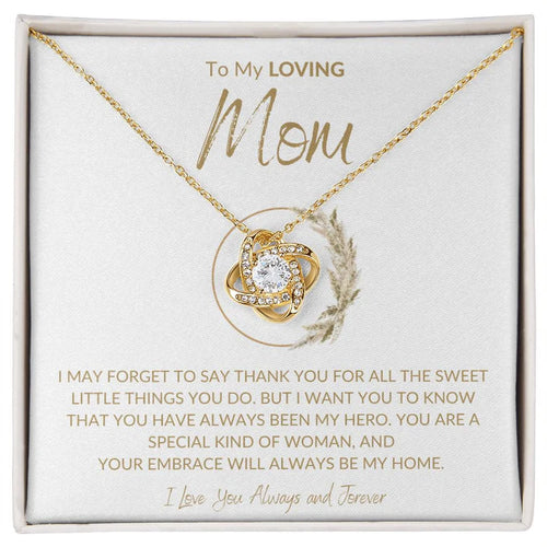 Gift For My Mom - Premium Love Knot Necklace