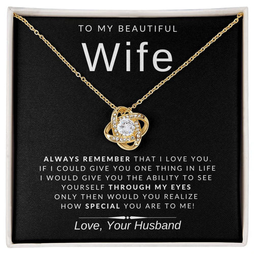 From Husband - Premium Love Knot Necklace