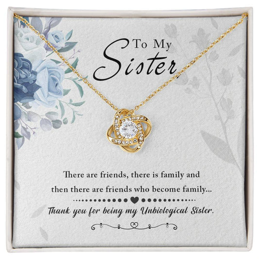 For My Sister - Premium Love Knot Necklace