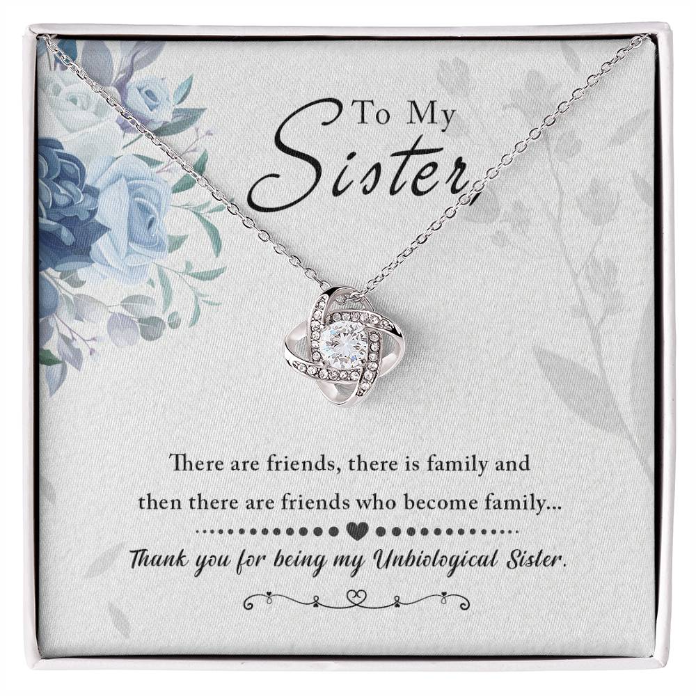 For My Sister - Premium Love Knot Necklace