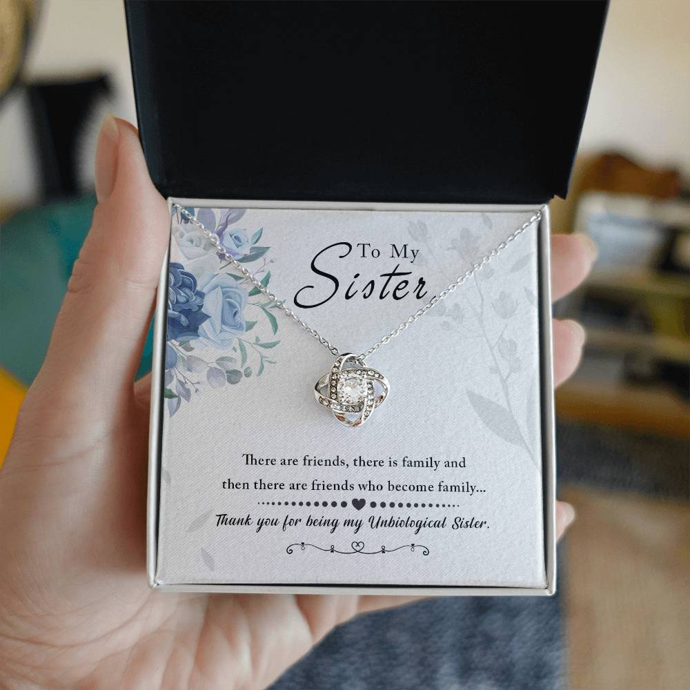 For My Sister - Premium Love Knot Necklace