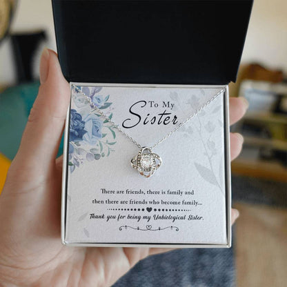 For My Sister - Premium Love Knot Necklace