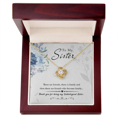 For My Sister - Premium Love Knot Necklace
