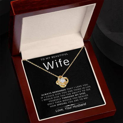 From Husband - Premium Love Knot Necklace