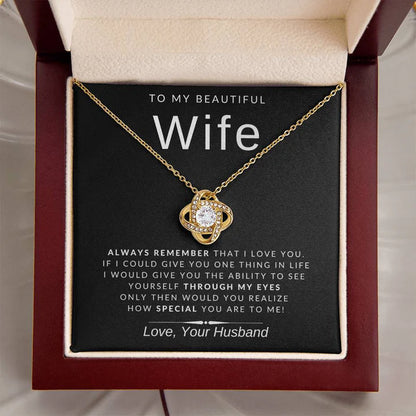 From Husband - Premium Love Knot Necklace