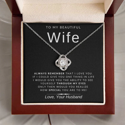 From Husband - Premium Love Knot Necklace