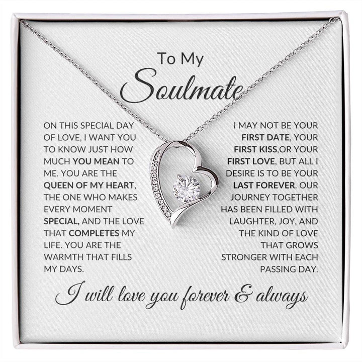 GIFT TO MY SOULMATE - Forever Love Necklace