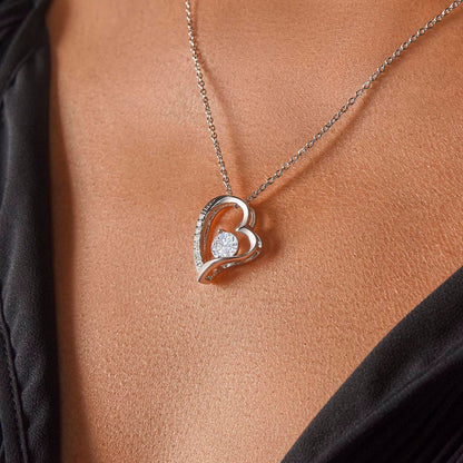 TO MY WIFE FROM HUSBAND NECKLACE - Premium Forever Love Necklace (SKU26J-01211)