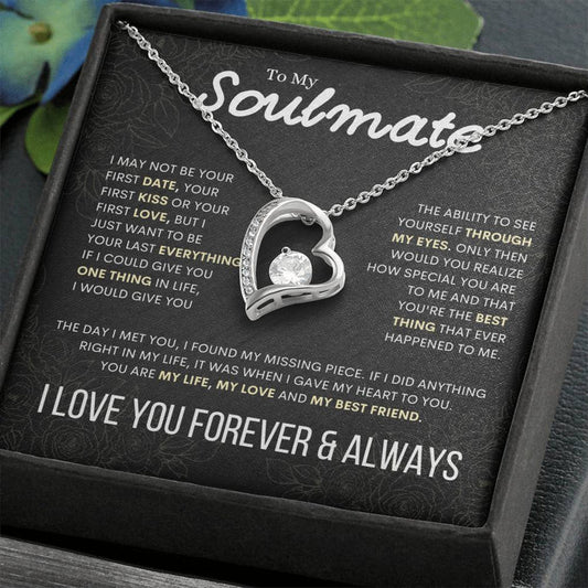 GIFT TO MY LOVELY WIFE FROM HUSBAND - Premium Forever Love Necklace