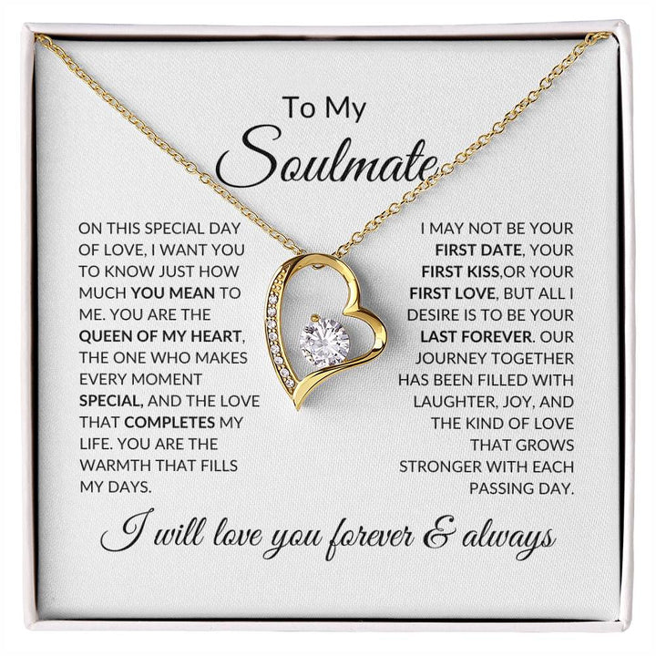 GIFT TO MY SOULMATE - Forever Love Necklace