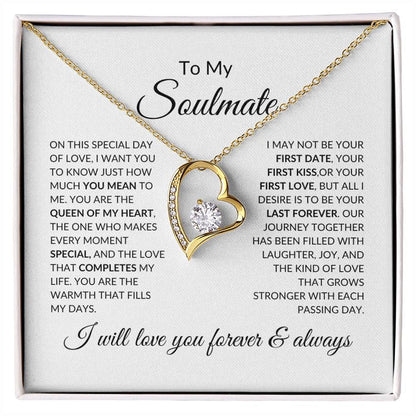 GIFT TO MY SOULMATE - Forever Love Necklace