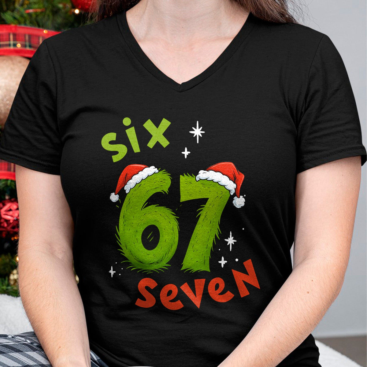67 Meme Six Seven for Kids Women Men Boys Girls Christmas T-Shirt - Christmas Unisex T-Shirt/Hoodie/Sweatshirt - TRNN00