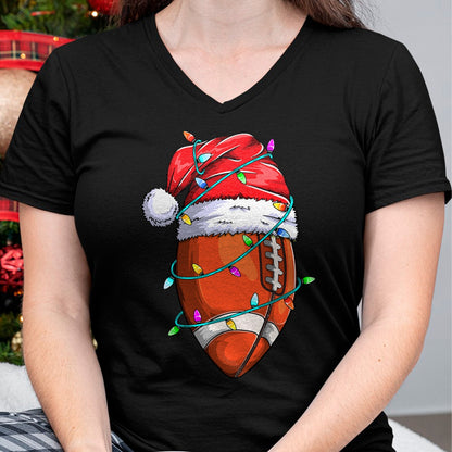 Christmas Shirts for Family, Funny christmas shirts, Christmas Unisex T-Shirt/Hoodie/Sweatshirt HLT00 - Santa Sports Design For Men Boys Christmas Football Player T-Shirt