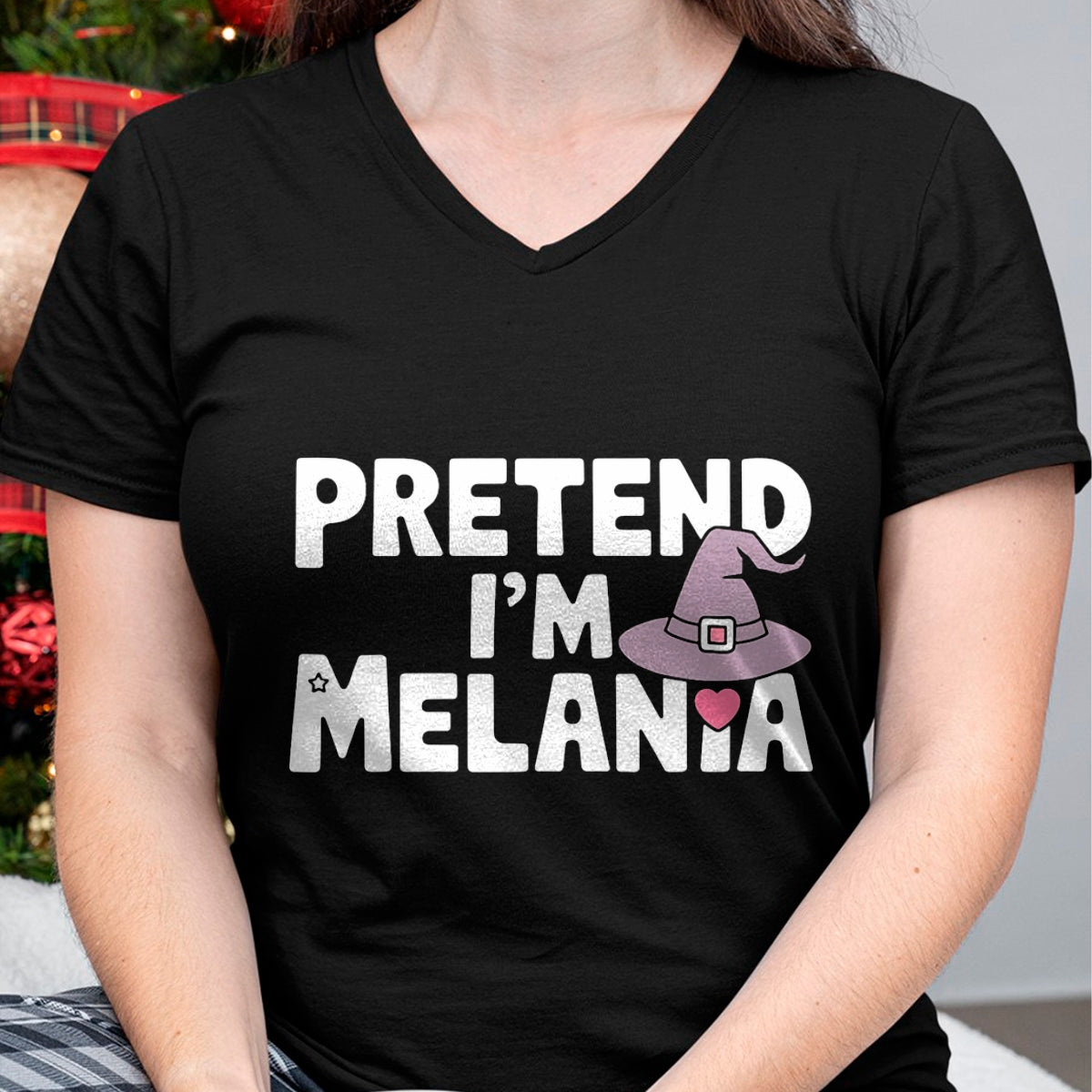 Hallowen Shirts for Family, Funny hallowen shirts, Hallowen Unisex T-Shirt/Hoodie/Sweatshirt HLT00 - Pretend I'm Melania Easy Halloween Costume Trump 2024 T-Shirt