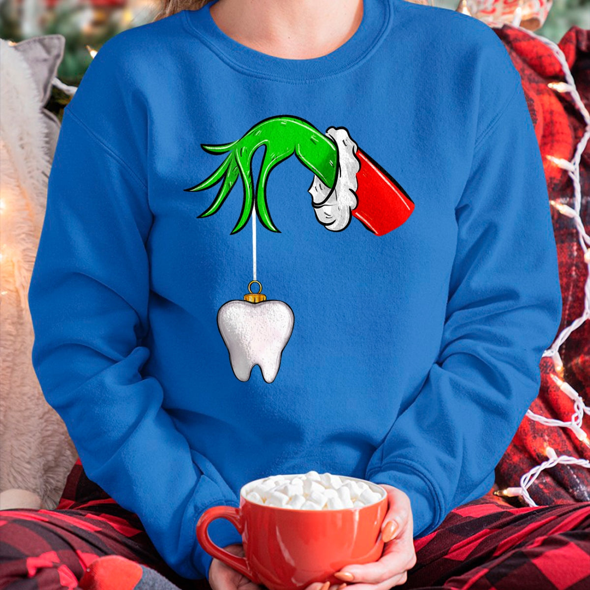 Christmas Shirts for Family, Funny christmas shirts, Christmas Unisex T-Shirt/Hoodie/Sweatshirt HLT00 - Christmas Tooth Dentist Dental Assistant Teeth Xmas Pajamas T-Shirt