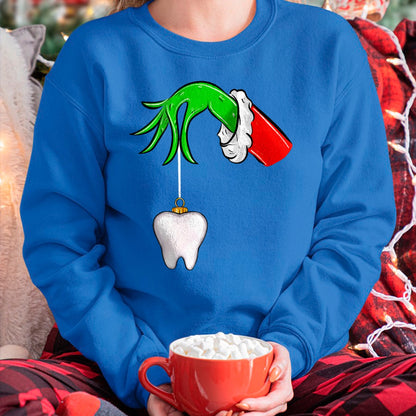 Christmas Shirts for Family, Funny christmas shirts, Christmas Unisex T-Shirt/Hoodie/Sweatshirt HLT00 - Christmas Tooth Dentist Dental Assistant Teeth Xmas Pajamas T-Shirt
